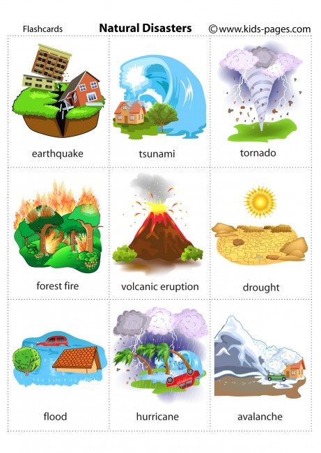 Natural Disasters flashcard